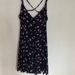 American eagle dress navy, $13